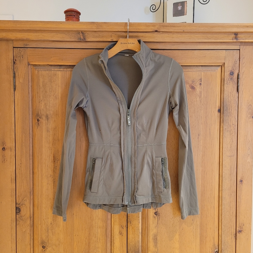 Khaki Green Lululemon Jacket
